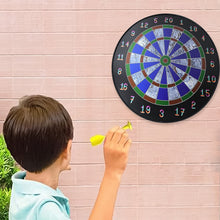 Magnetic Dart Board Game Set with 6 Soft-Tip Darts the24kgal