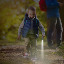 Portable Mini Torch - Super-Bright LED Flashlight with 3AAA Batteries Included the24kgal