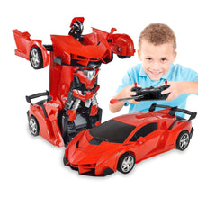 2 In 1 Automatic Robot Converted Remote Control Car With Light Scale 360°Drifting Deformation Robot Car Toy Kids Boys, Robot Convert Unique Toy For Boys (1 Pc) the24kgal