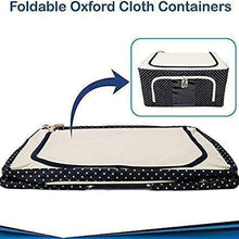 Foldable Steel Frame Clothes Living Storage Organizer Handled Bag the24kgal