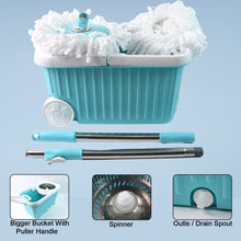 Apex Magic 360° Spin Mop Cleaning System with Stainless Steel Spinner the24kgal