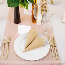 Disposable Scalloped Edge Tissue Napkins Set (120 Pc) the24kgal