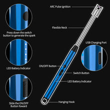 Electronic Smoking Plasma Lighters for Multipurpose Like Candles Grill BBQ (1 Pc / Mix Color) the24kgal