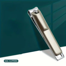 Stainless Steel Folding Portable Large Nail Clippers with Nail File (1 Pc) the24kgal