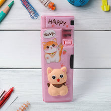 Magnetic Pencil Case / Compass Box With Sharpener (1 Pc) the24kgal