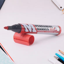 Marker Red Ink, Bold Tip, Quick-Dry Alcohol-BQased Marker (1 Pc) the24kgal