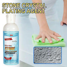 Stone Stain Remover Cleaner, Stone Crystal Plating Agent, Marble Stone Cleaner Polishes, Crystal Plating for Kitchen, Patio, Backyard Marble Cleaner and Polish (75 ML Approx / 1 pc) the24kgal