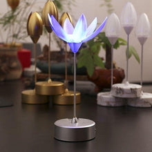 Lotus Flower Lamp with Music, Touch Open and Close, USB Rechargeable (1 Pc / Only One Color) the24kgal