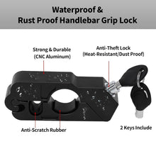 Motorcycle Grip Lock Universal Motorcycle Handlebar Throttle Grip Security Lock the24kgal