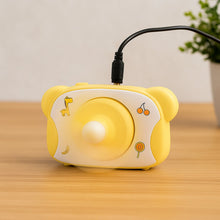 Cute Bear-Shaped Mini Rechargeable Fan (1 Pc) the24kgal