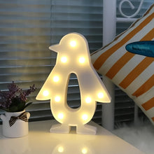 Penguin Shaped Light LED Light Kids Room (1 Pc / Battery Not Included) the24kgal