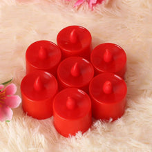 Electrical Candles Diya LED Tea Light (1 Pc / Red) the24kgal