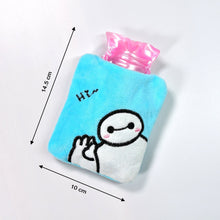 Blue Baymax Small Hot Water Bag with Cover for Pain Relief the24kgal