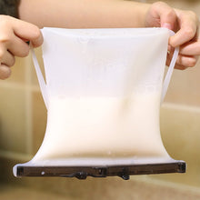Reusable Silicone Food Storage Bag – Leakproof, Flat Bottom, Freezer & Microwave Safe, BPA-Free Snack & Sandwich Bag (1 Pc) the24kgal
