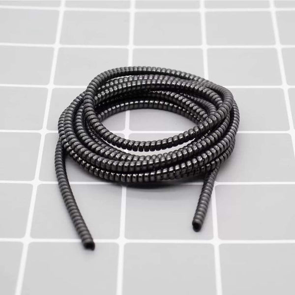 Metallic Cable Protector for Cords & Headphones (Spiral Wrap) the24kgal
