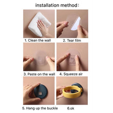 Wall Mount Hair Dryer Holder with Suction Cup, Plastic Wall Bracket for Bathroom, Beauty Salon / Home Use Self Adhesive Hair Dryer Stand Rack (1 Pc) the24kgal