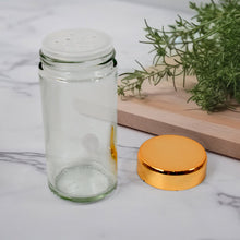 LED Spice Rack Organizer, Rotating Spice Rack with Free 16 Seasoning Jars, Revolving Tower Organizer Stainless Steel for Kitchen Storage (Golden / 16 Pc / MOQ - 6 pc) the24kgal