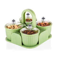 Multipurpose Plastic Storage Container Set: Kitchen Jars, Spices, Cookies the24kgal