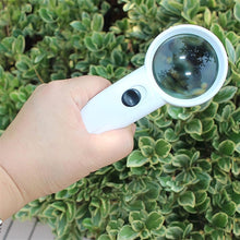 Hand-Held Magnifier with Dual LED Lights (1 Pc / 37MM / Battery not included) the24kgal