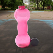 Unbreakable Plastic dumbbell Shape Water Bottle  (550 ml / 1 Pc) the24kgal