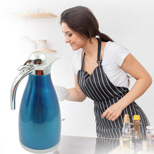 Vacuum Insulated Kettle Jug, Vacuum Insulated Thermos Kettle Jug Insulated Vacuum Flask, Vacuum Kettle Jug Stainless Steel For Milk ,Tea ,Beverage Home Office Travel Coffee (2 Ltr / 1Pc) the24kgal
