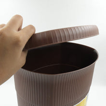 Homeware Dustbin Clean Mini Small Size Plastic Pedal Dustbin Used For Kitchen, Office, Car (1 PC) the24kgal