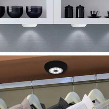 9 LED Touch Light Closet Light Battery Powered Stick-on Anywhere Puck Lights with New Strong Adhesive for Cabinet, Stair, Bedroom, Kitchen Night Light Stick Tap Night ( Battery Not Included / 1 Pc ) the24kgal