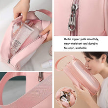 Cosmetic Pouch, Make up Bag for Home & Travel, Toiletry Bag for Cosmetics, Brushes, Accessories Set of 3 Small, Medium & Big - Wash Bag the24kgal