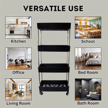 Movable Storage Rack Trolley the24kgal