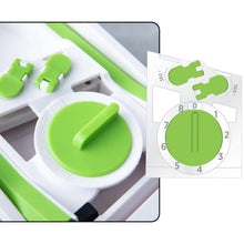 MULTI FUNCTIONAL TIME SAVING ADJUSTABLE HAND PRESS VEGETABLES CHOPPER the24kgal