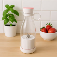 Blender Portable Juicer with 4 Blades 400 Ml Multicolor the24kgal