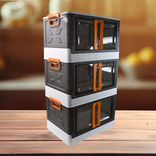 Plastic Folding Wardrobe Storage Organizer (3 Layer / 1 Pc) the24kgal