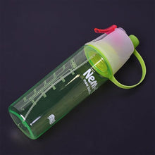 Plastic 2 In 1 Mist Spray Water Bottle (Multicolour / 600 ML / 1 Pc) the24kgal
