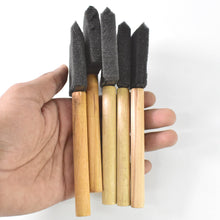 Multipurpose Sponge Brushes for Painting with Wooden Handles the24kgal