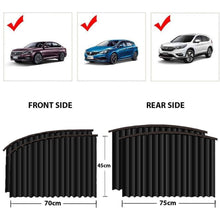 Car Window Curtain Sunshade | 4 Pcs Set with Hooks & Tapes the24kgal