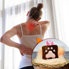 Paw Print Small Hot Water Bag with Cover for Pain Relief the24kgal