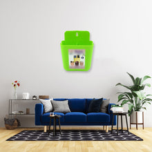 2-Section Multipurpose Wall Holder – Mobile, Remote & Makeup Brush Storage (1 Pc) the24kgal
