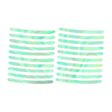 Car Wheel Hub Reflective Car Stickers, Night Warning Stickers (20 Pcs Set/ Multicolored) the24kgal