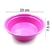 Household Storage Plastic Round Bowl / Tub / Basket / Bucket set - Pack of 3 the24kgal