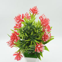 Wild Artificial Flower Plant for Home & Office Decor (1 Pc, Cute Pot) the24kgal