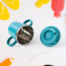 Kids Sporty Sipper Mug with Straw and Dual Handles Approx 300ml (1 Pc) the24kgal