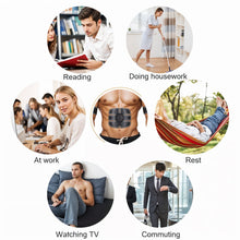 Wireless 6-Pack Abs Stimulator – Rechargeable Vibrating Muscle Exerciser & Body Massager for Abdominal Training the24kgal