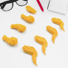 Cute Chicken Wing & Leg Erasers for Kids & Students (8 Pc Set) the24kgal