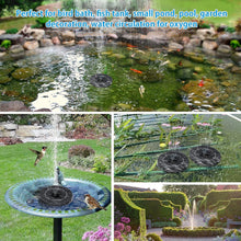 Solar-Powered Floating Water Fountain Pump Kit the24kgal