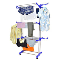 Foldable Stainless Steel Clothes Drying Stand Rack the24kgal