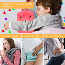 Pink Hot Water Bag with Cover – Relief for Neck, Shoulders & Cramps the24kgal