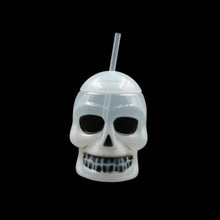 Ghost Face Bottle Water Bottle, Drinking Cup with Lid and Straw, Party Favors Summer Hawaiian and Beach Party Decorations for Kids Adults With Brown Box(1 Pc) the24kgal