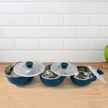 Apex Microwave-Safe Serving Bowl 3 Pcs Set (700ml, 1000ml, 1400ml) the24kgal