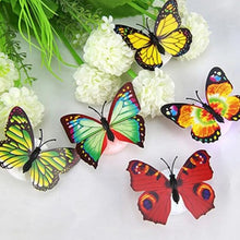 The Butterfly 3D Night Lamp Comes with 3D Illusion Design (1 Pc / Loose) the24kgal