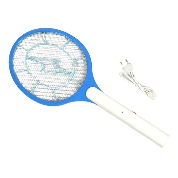 Rechargeable Mosquito Killer Racket – Handheld Electric Fly Swatter with Cable (Quality Assured, with cable) the24kgal